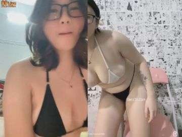 Tiktoker Vú Khủng Móc Lồn Tự Quay Nước Chảy Láng